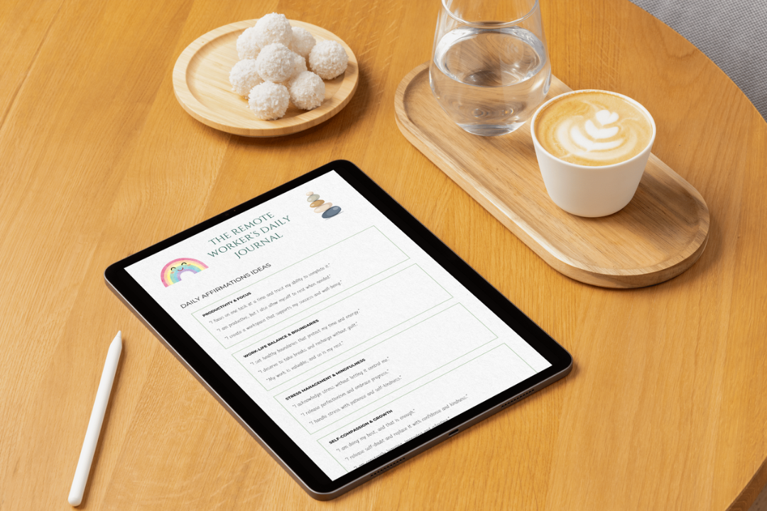 The Remote Worker's Daily Journal Tablet The Remote Worker's Daily Journal Tablet